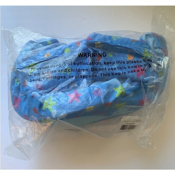 EHIOR SWIM VEST AGES 2-6 BLUE WHATEVER MULTICOLOR PRINT LIGHTWEIGHT - Picture 4 of 6